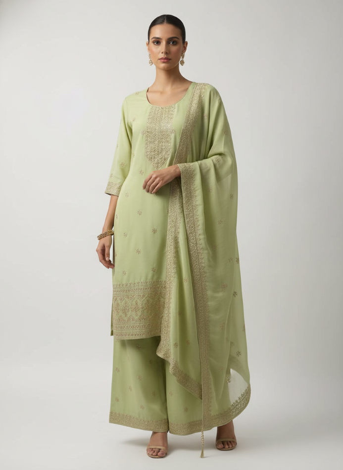 LADIES CHURIDHAR L/P LS